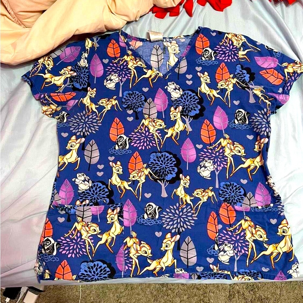 Bambi scrub top